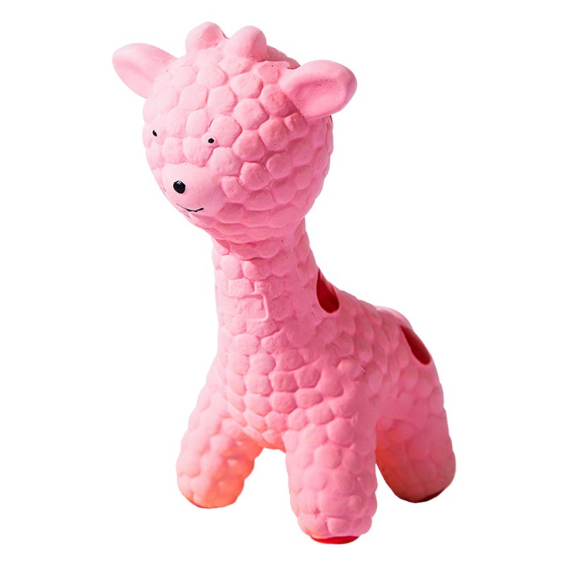 Lindo juguete de sonido de perro en forma de animal auto-Hola aliviar artefacto tapado mascota molar resistente a la mordedura cachorro oso de peluche