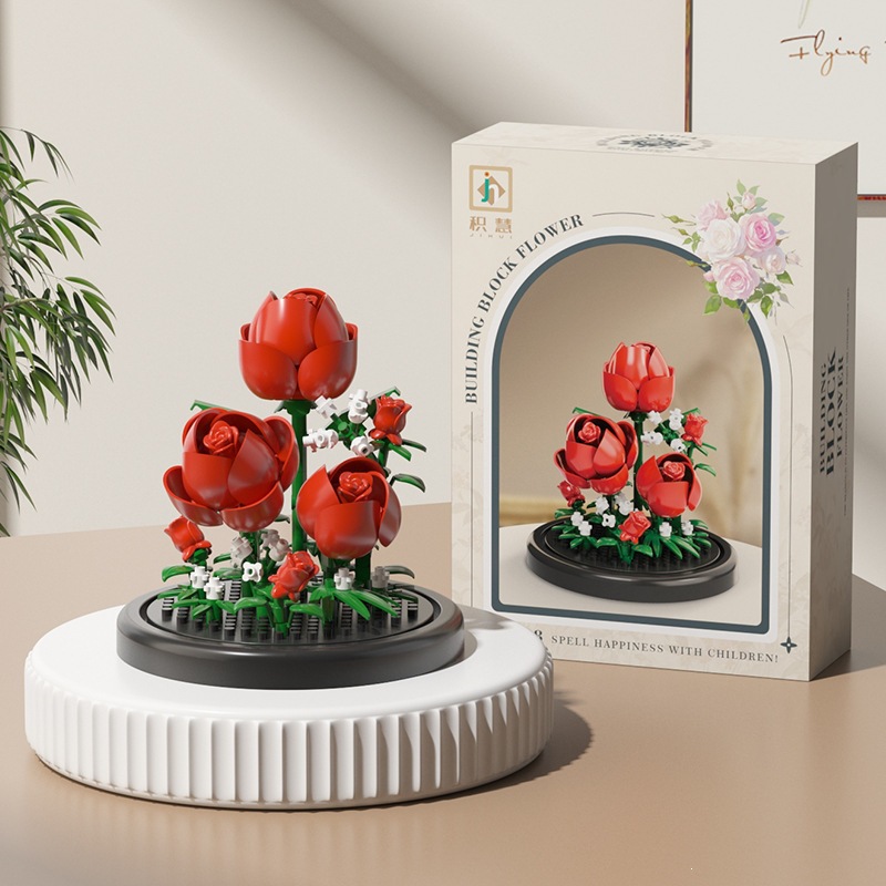 M3108 Rose + Base 150 partículas