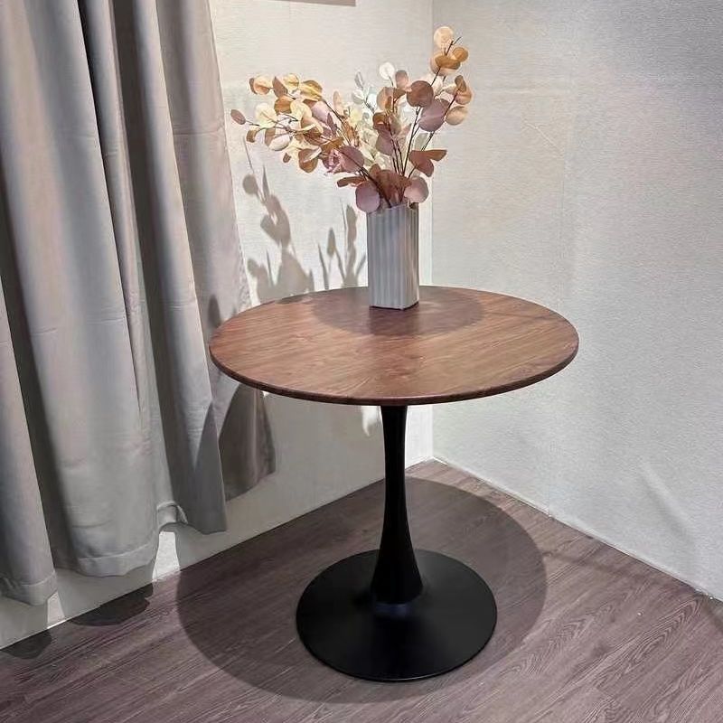 Fábrica directa de fábrica directa pequeña sala de estar de vidrio temperado mesa de té redonda combinación de mesa de té de lujo ligera
