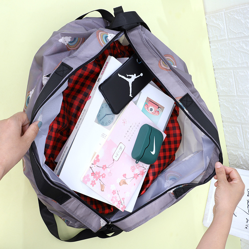 手提げ折りたたみショッピングバッグ大容量携帯収納バッグ片肩リュックサック整理バッグ荷物バッグ旅行バッグ