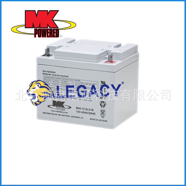 美国MK POWERED蓄电池ES40-12（12v40ah）高端设备电池