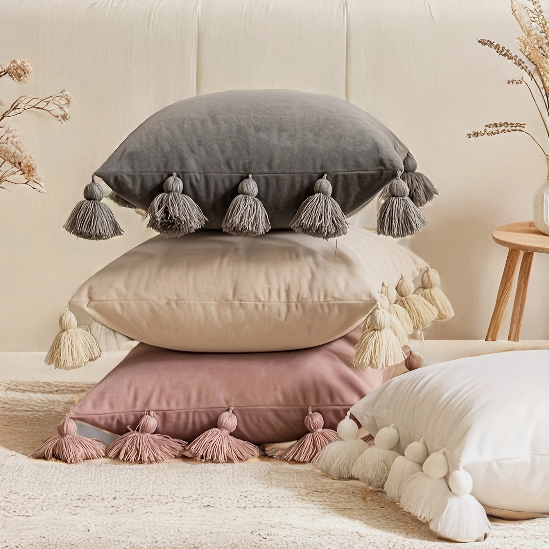 Inswind sleeve sofá abrazar cubierta de almohada decoración de la sala de estar cabecera cubierta de almohada de color sólido cubierta de cintura cubierta de almohada al por mayor
