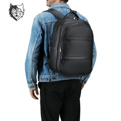 男性用牛革14インチかばんシンプルでおしゃれな男性用本革リュックサック旅行に出かける通勤リュックサック