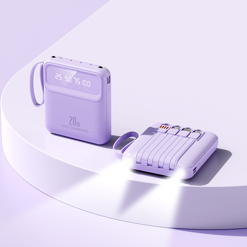 国境を越えたミニコンパクトポータブルパワーバンク 20000 mAh 取り外し可能なギフト付き LG モバイル電源|undefined