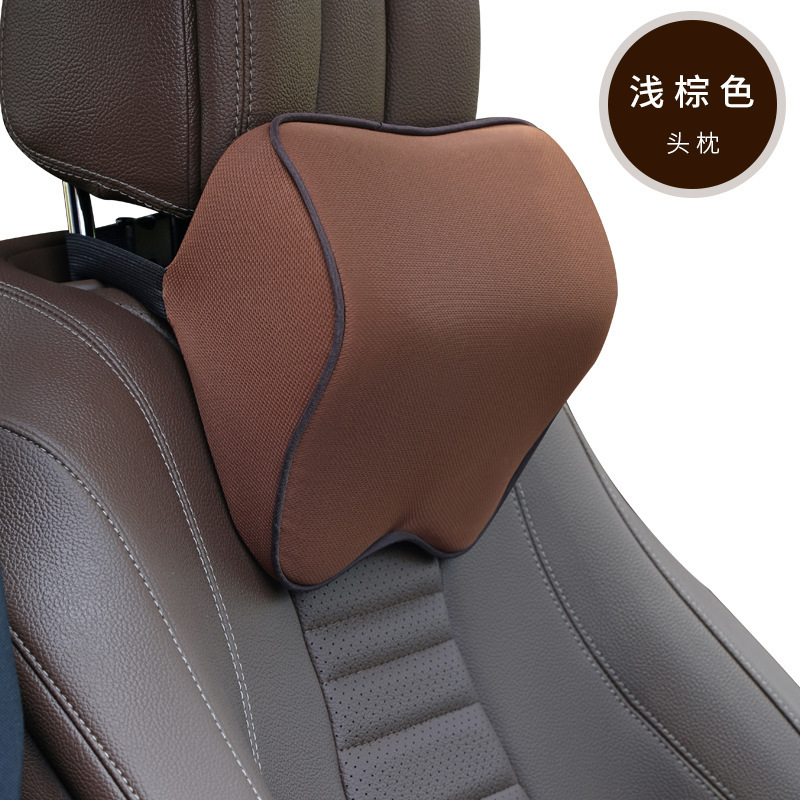 Car Headrest Memory Foam Car Headrest Neck Pillow Car Lumbar Cushion Driving Car Seat Pillow Wholesale