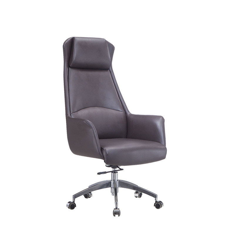Office chair President boss chair designer chair lifting reclining home office swivel chair modern simple high back leather