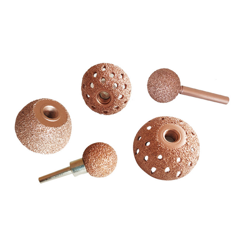 Cabeza de molienda neumática de alta velocidad de baja velocidad de aleación de acero de tungsteno muela tipo tazón reparación de neumáticos cabeza de molienda tamaño mediano grande