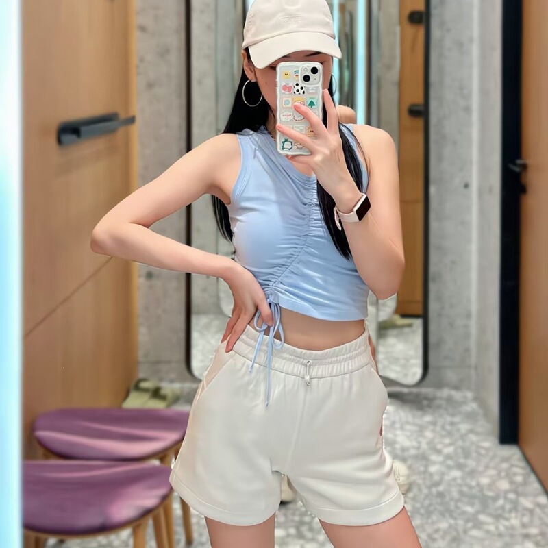 SWIFT SPEED Casual Yoga Sports Fitness Air Cotton Elastic Quick-Dry Loose Quarter-Length Shorts SWIFT SPEED Casual Yoga Sports Fitness Air Cotton Elastic Quick-Dry Loose Quarter-Length Shorts