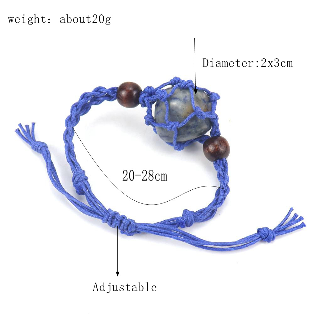 1 Piece Vacation Geometric natural stone Crystal rope Womenu0027S Bracelets