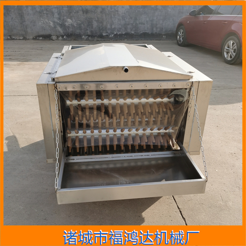 鸭子拔毛脱毛机 鸡鸭鹅七轴脱毛机 鸭子打毛机