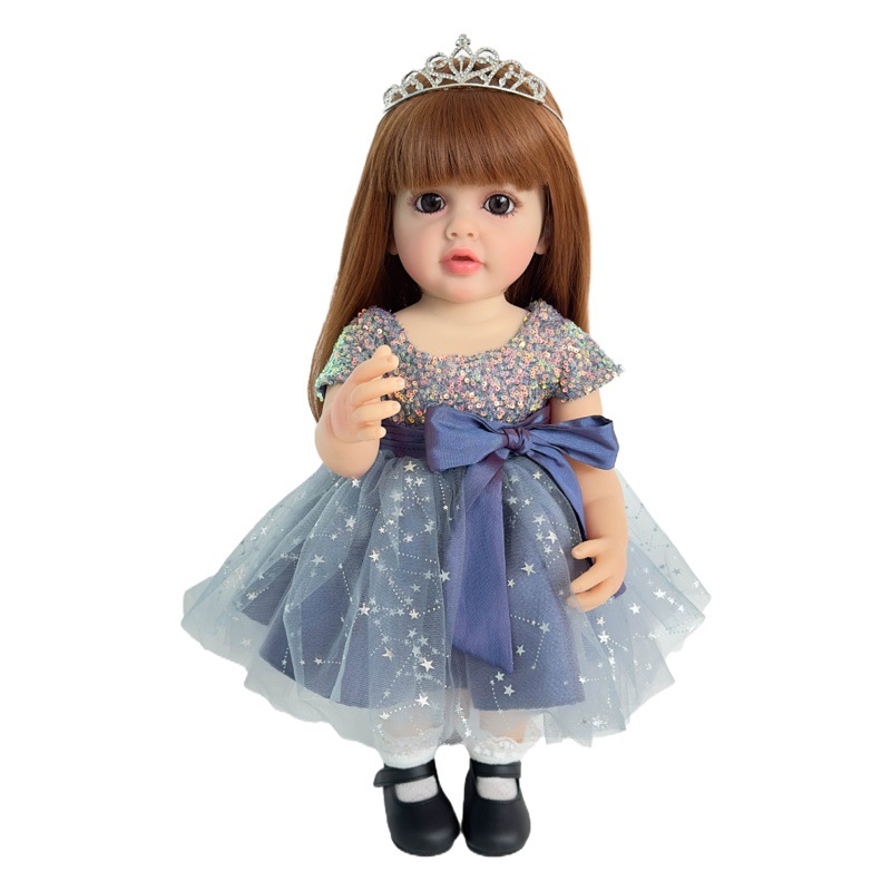 NPK 55cm pegamento completo simulación muñeca reborn Betty transfronteriza e-commerce suministro entrega de una sola pieza