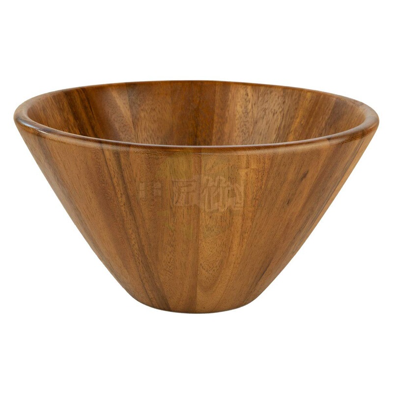 Household Ecological Mask Bowl Round Bamboo Wooden Tableware Bamboo Bowl Simple Creative Bamboo Wooden Salad Bowl Export Supply