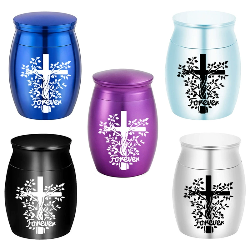 Новый продукт Amazon: урна-крест для поминовения любимых и питомцев, алюминиевая урна.