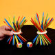 Wooden color game stick nostalgic puzzle pick stick game table intelligence game desktop children's toy small gift