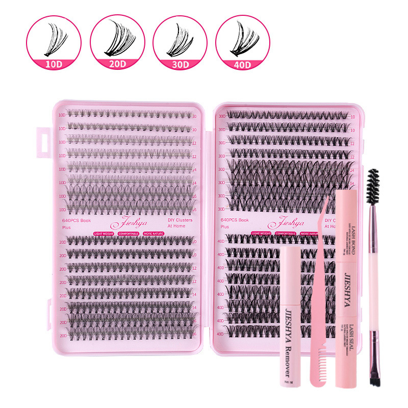 libro de pestañas transfronterizas didiy lash xtensions cluster lashes eyelashes set de pestañas falsas americanas