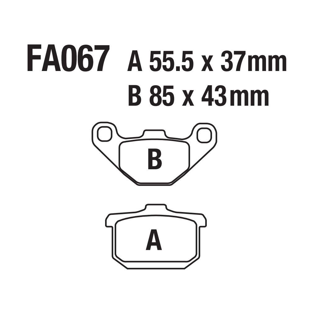 Piezas de goma de goma de motocicletas FA067 KH KX KDX KLR Z 100 125 250