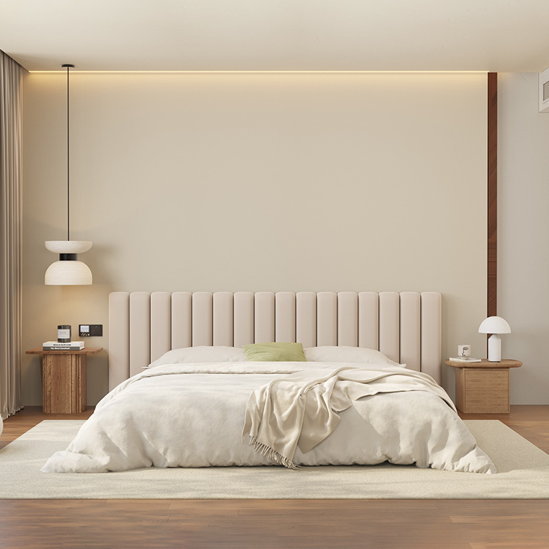 WBZ7【】Egyptian Velvet Bedside Soft-Cushion Backrest Tatami Bed Backrest Mat, Bedside Cushion & Pillow