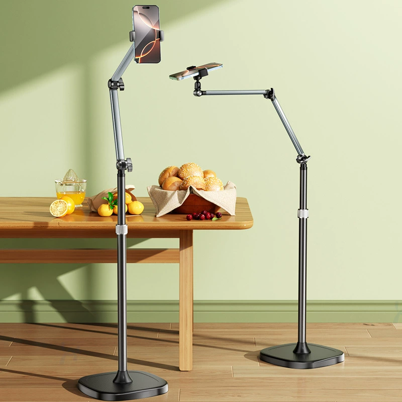 Подставка для пола в прямом эфире, многофункциональная телескопическая регулировка вверху, мобильный телефон, планшет, специальная ленивая подставка, готовая к продаже
