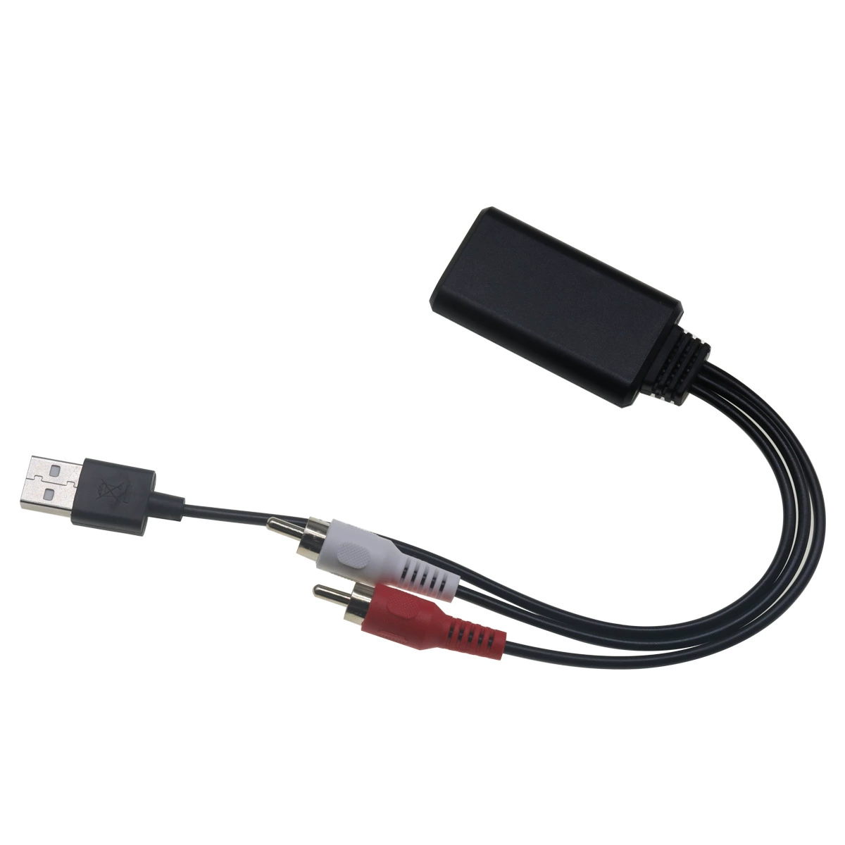Car USB Bluetooth RCA universal AUX Bluetooth microphone call Bluetooth receiver 5.0 adapter