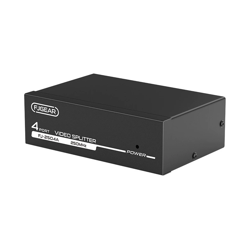 4 VGA распределитель 250MHz VGA видеораспределение, один вход 4 выхода из завода по цене прямых продаж