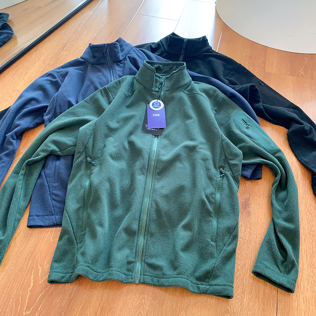 Good Quality Hiking and Mountaineering Outdoor Men's SPring Lightweight P Velvet Laminated Stand Collar Jacket ToP