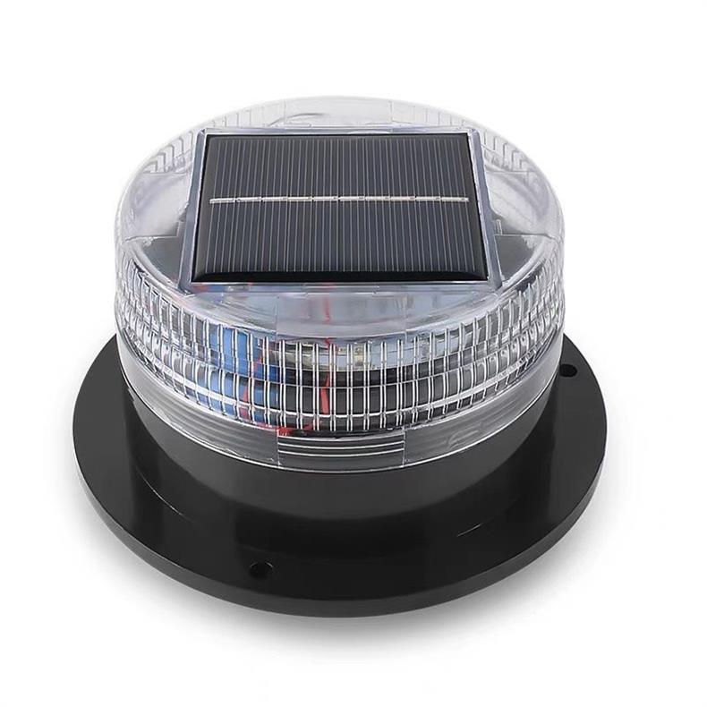 Solar Roof Strong Magnetic Flash Light Strobe Light Engineering Vehicle Roadblock Strobe Light Solar Night Parking Flash