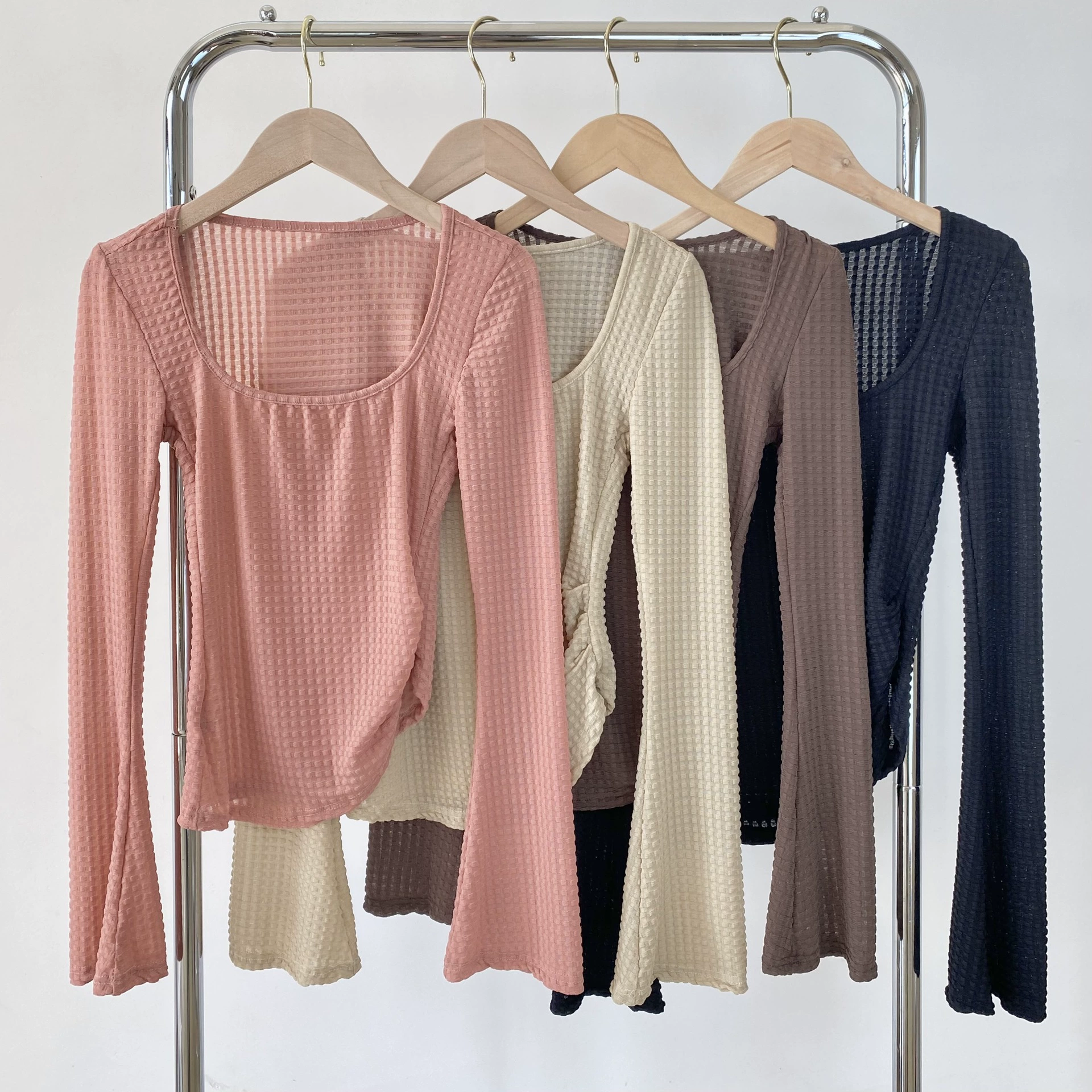 Pure Desire квадратный воротник с длинным рукавом из рога