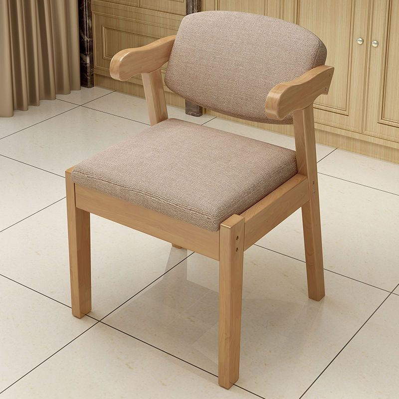 Solid Wood Chair Household Table and Chair Simple Dining Chair Stool Student Study Computer Chair Learning Back Chair Solid Wood Chair