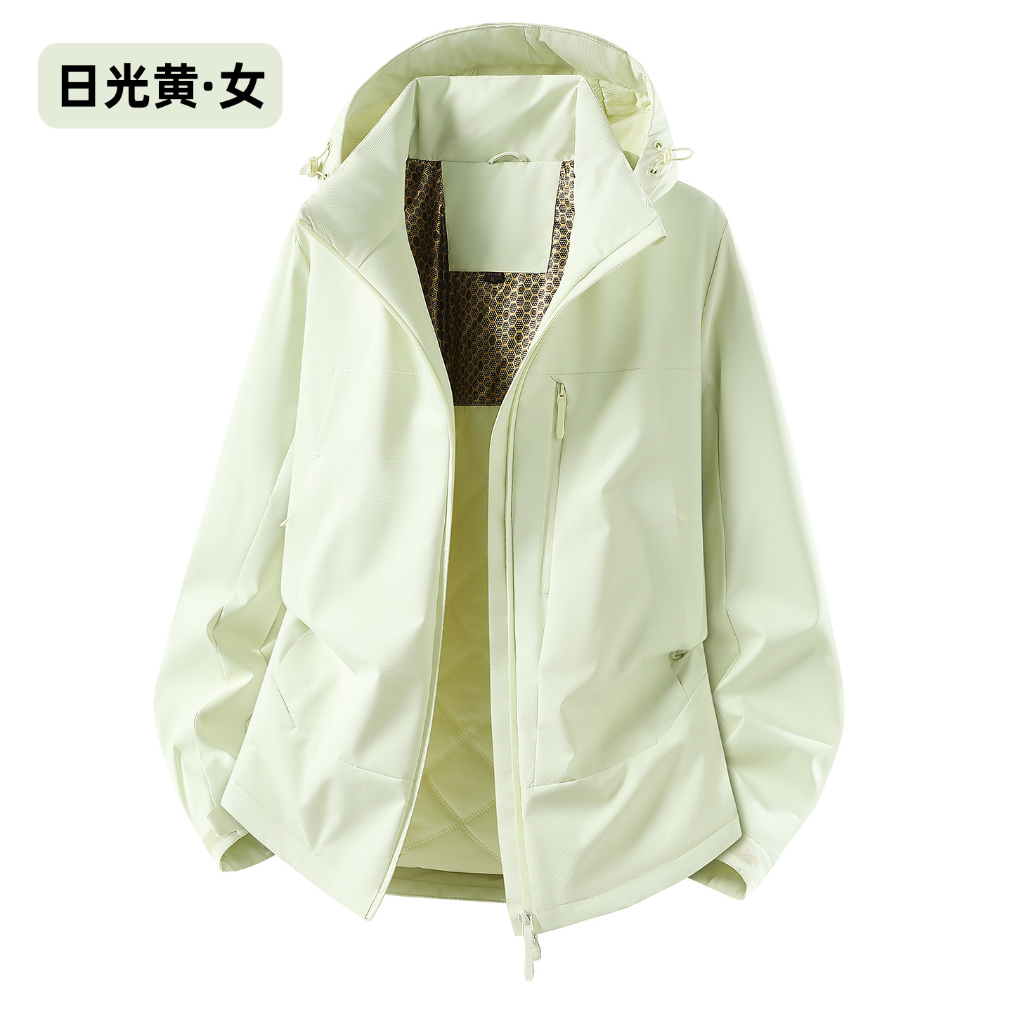 Graphene Cotton Coat for Men, Waterproof, Windproof, Warm Cotton Clothing for Couples, Men's and Women's Cotton Coats, Work Clothes, Workwear with Printed Text