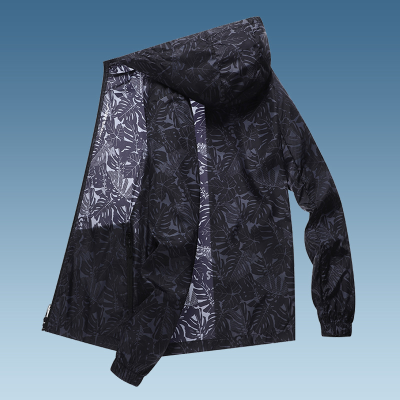 Nueva ropa de protección solar ropa de protección solar de verano para hombres ropa de piel de cuello alto para hombres abrigo de verano ropa de protección solar ultrafina