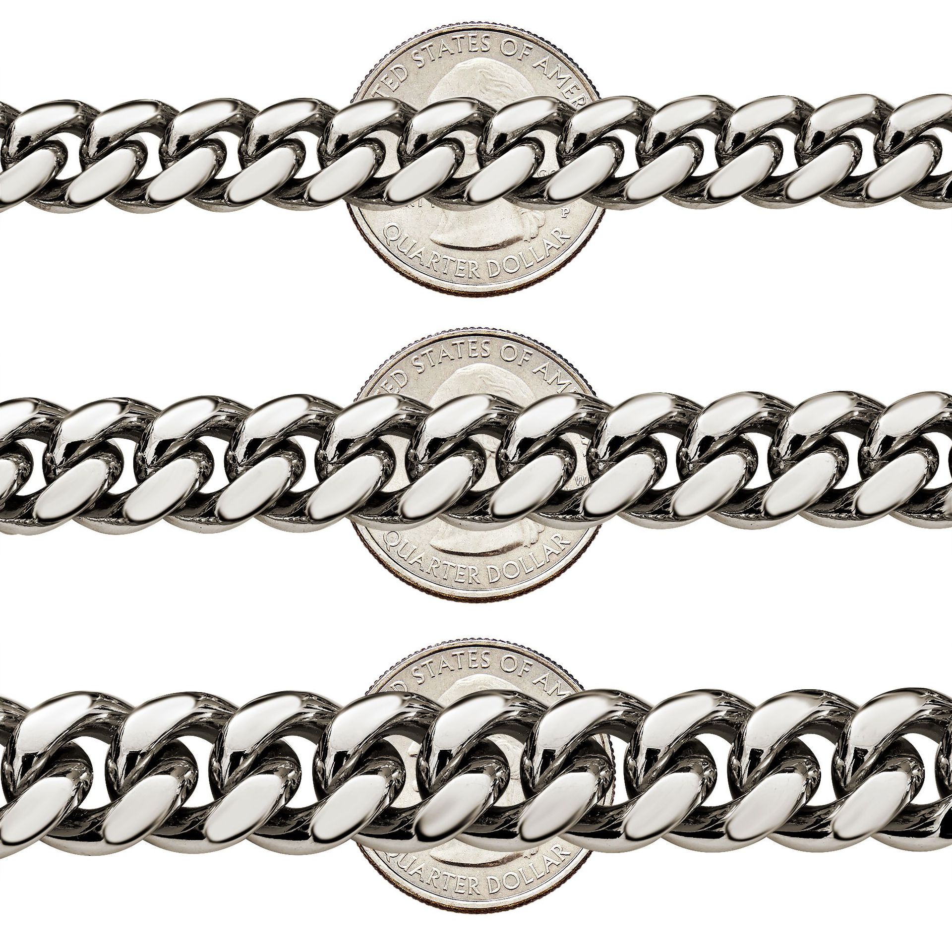 Solid Color Stainless Steel Polishing Necklace