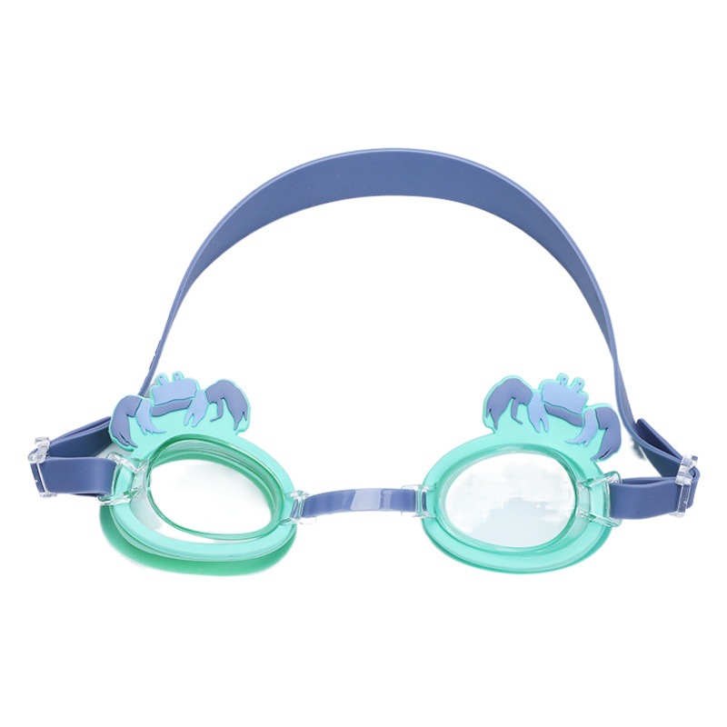 Children's Cartoon Swimming Goggles Blue Shark High-Definition Anti-Fog Waterproof Export Cross-Border Amazon Hot-Selling Source Factory