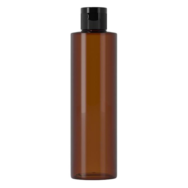 Langwei 250ml hombro plano puro Rocío sub-embalaje mariposa cubierta botella PET plástico tóner sub-embalaje Flip botella vacía
