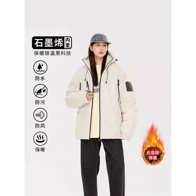 Warm windproof waterproof demi-season down jacket, J91