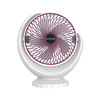 New USB -charged desktop table -type fan five -leaf half -moon bay fan dormitory quiet circulation small electric fan