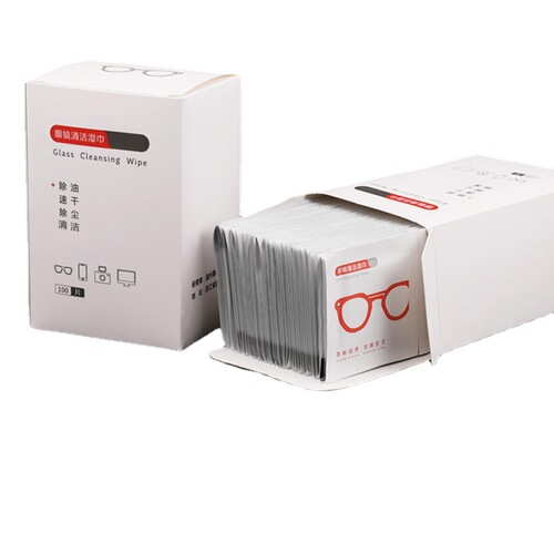 Anti-fog glasses cloth, glasses paper wipes, disposable high-end professional lens cleaning tool for wiping mobile phone screens