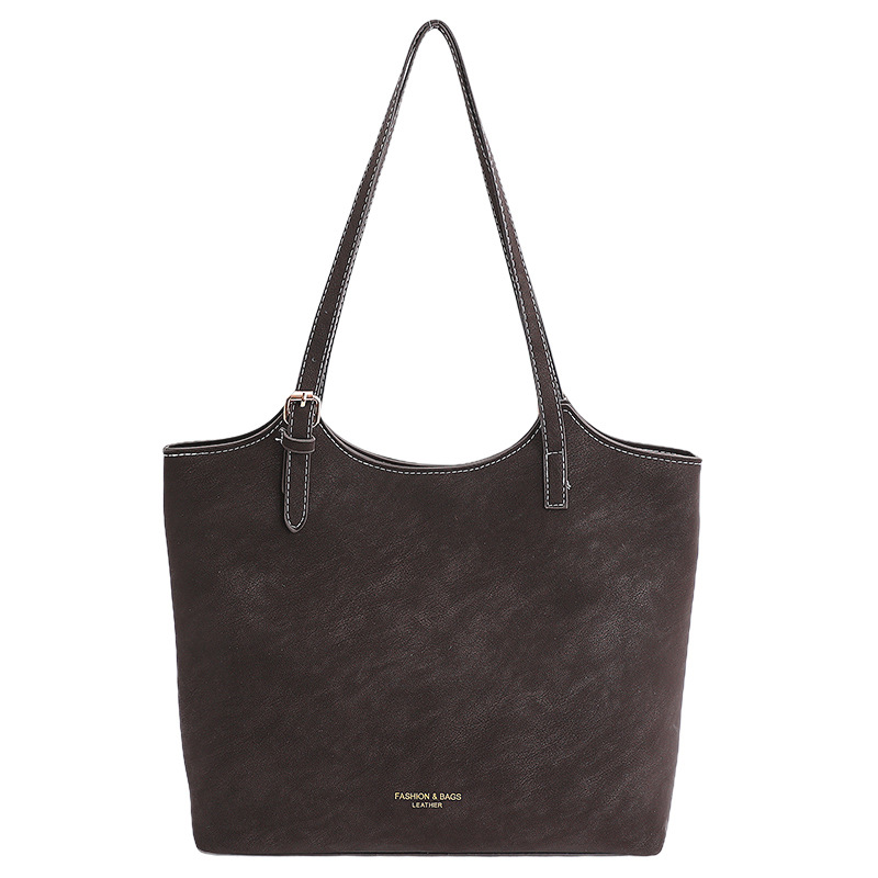 Bolsa de gran capacidad para mujeres 2026 nueva moda bolso de hombro de mujer alta textura versátil bolso de mujer de viaje mate