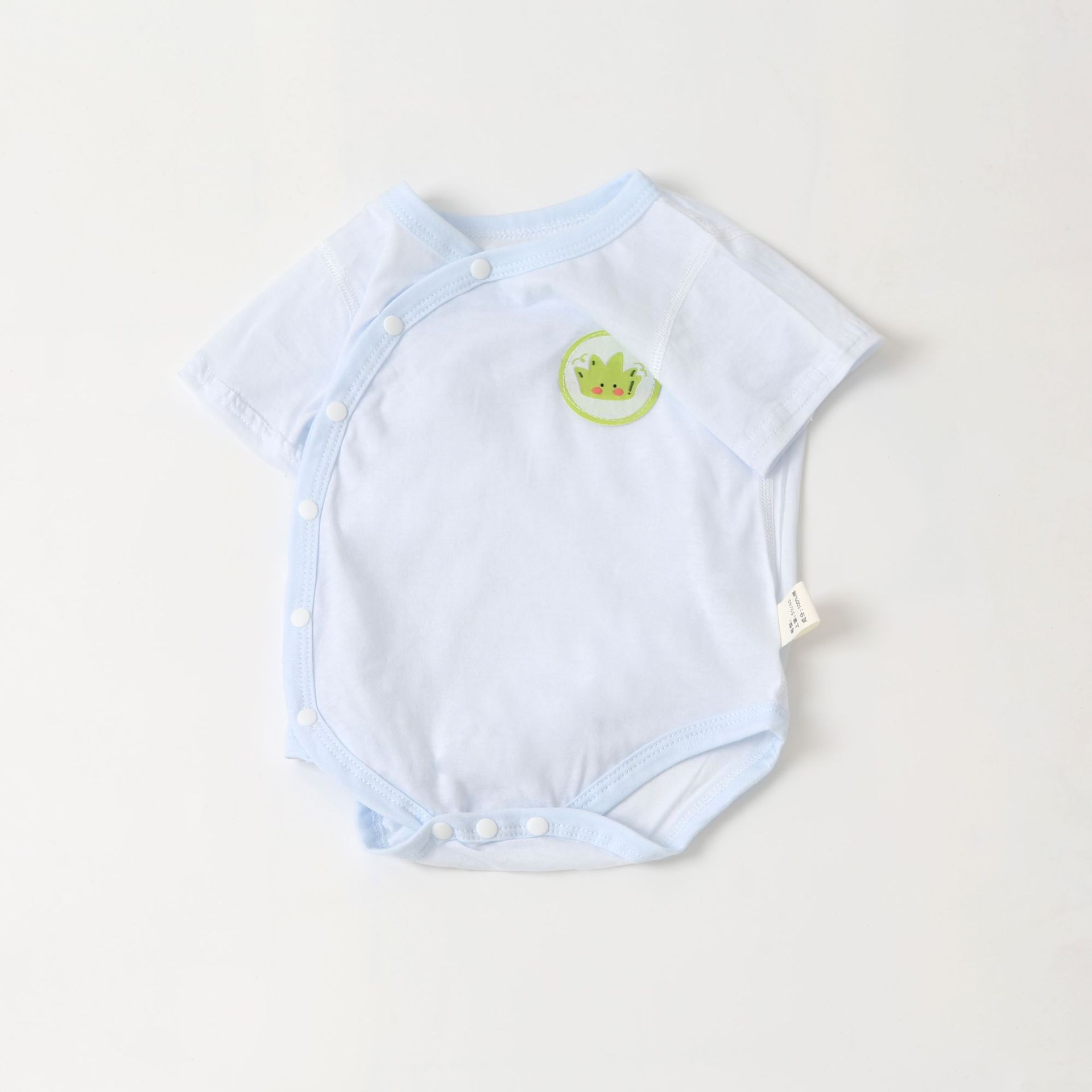 Light blue grass label