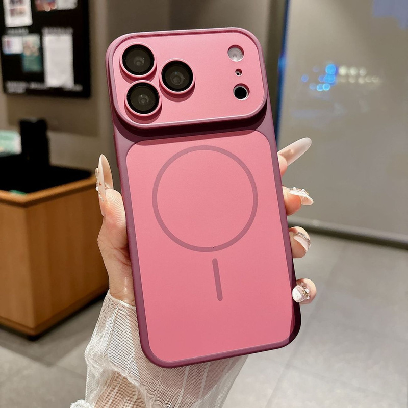 Instantly transforms into 18 large windows, color-blocking magnetic case suitable for Apple 17 Pro, iPhone 16/15, skin-feel full coverage 13 Instantly transforms into 18 large windows, color-blocking magnetic case suitable for Apple 17 Pro, iPhone 16/15, skin-feel full coverage 13