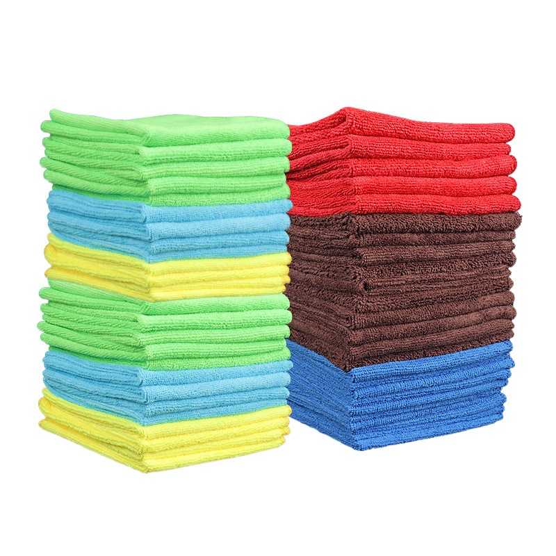 Trapos de microfibra al por mayor para el hogar, cocina, paños de limpieza, paño de limpieza, toalla de secado para el cuidado del coche