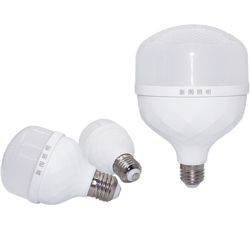 Fábrica directa de aluminio cubierta baja de plástico bombilla de ahorro de energía hogar bombilla superbrillante tornillo e27 lámpara de iluminación LED de alta calidad