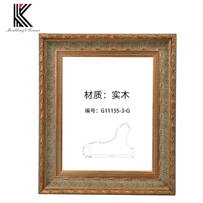 European style Oil Painting Frame Retro size 30*40*50 number Oil Painting Mounting frame Photo frame Wall hanging wholesale