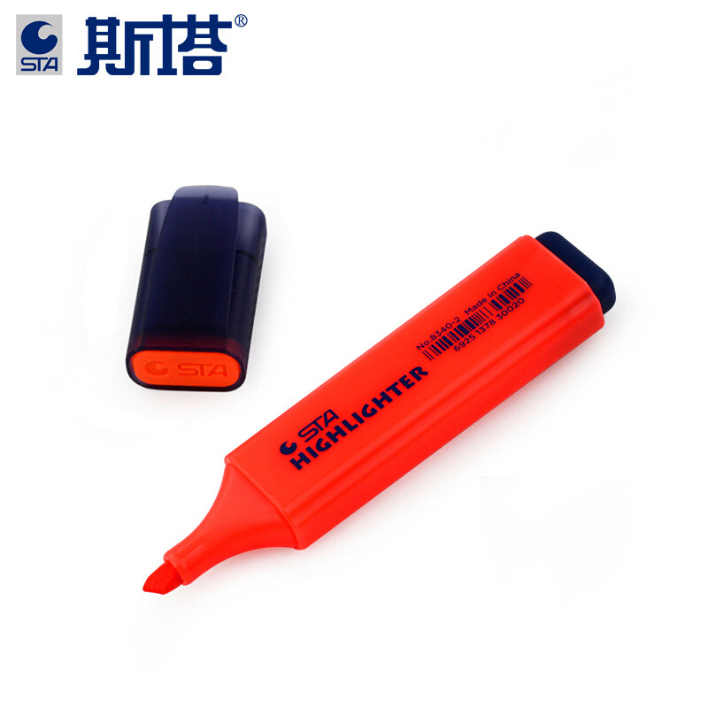 STA Star8340 de gran capacidad, diseño profesional clásico, marcador en color fluorescente, bolígrafo especial de alto brillo