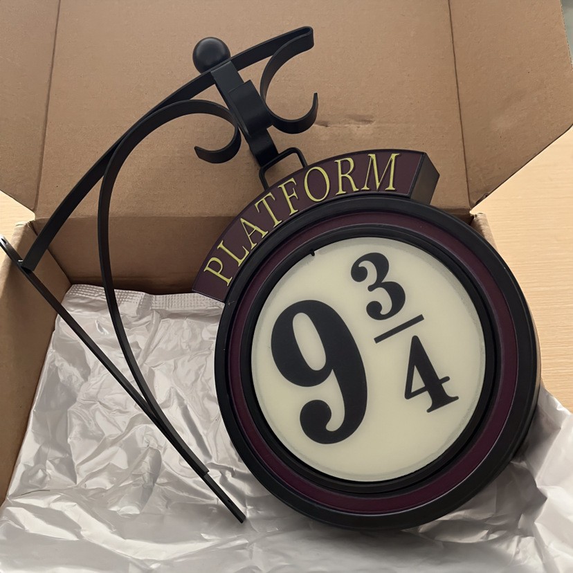 Harry Potter Hanging 9 3/4Night Light de doble cara