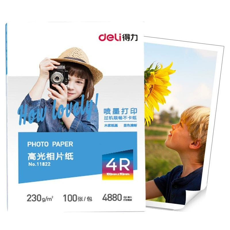 П论文 Getli 4R/5R/A3/A4 Фото бумага 200 г/230 г высокого качества Global Inkjet Photo Paper