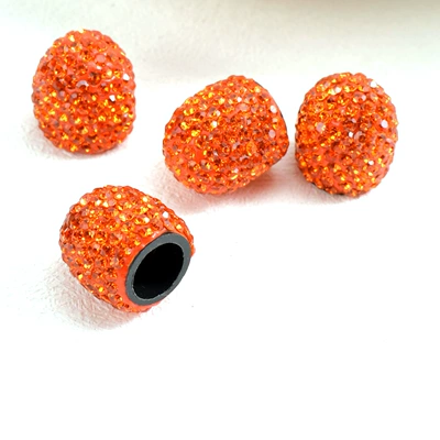 Cross-Border Amazon Car Diamond Clay — valve - orange