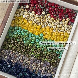 6mm��������ɫ��P�� diy�ֹ�����������֙C����ɢ�����