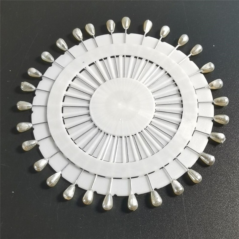 Color del grano de posicionamiento pin perla pin calibre pin ramo decorativo pin 40 unids/placa 30 unids/placa