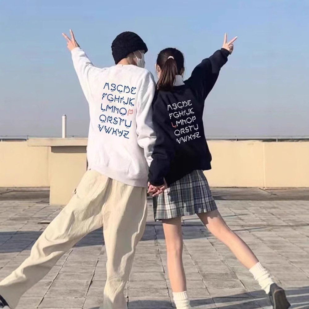 특별한 커플 세트 느슨한 운동복 2024 새로운 하이 엔드 봄과 가을 벨벳 재킷