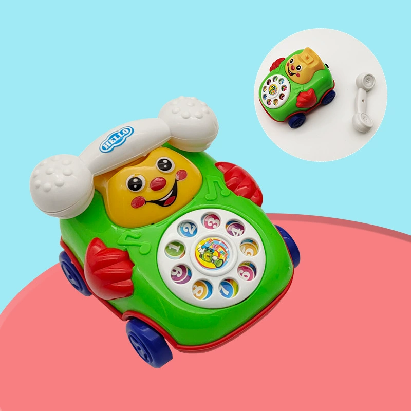 Маленький телефон с проводом, семейная игрушка, оптом